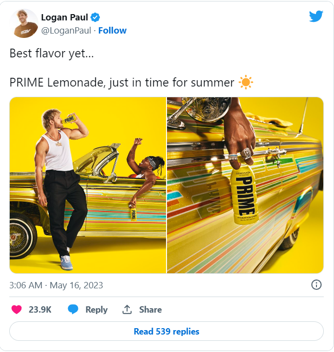 KSI and Logan Paul Cash In on Controversy with New PRIME Hydration Flavour Selling Out in Hours